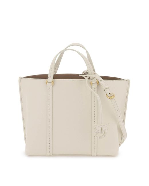 Pinko Natural Carrie Shopper Classic Handbag