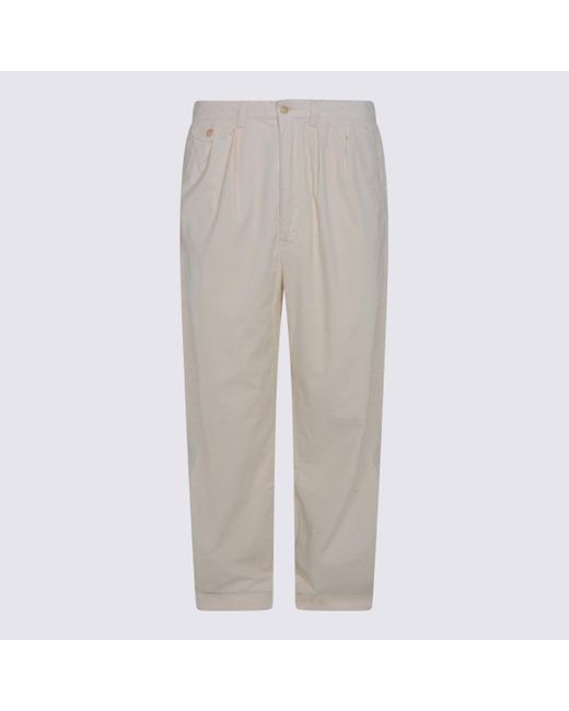Polo Ralph Lauren Gray White Cotton Pants for men