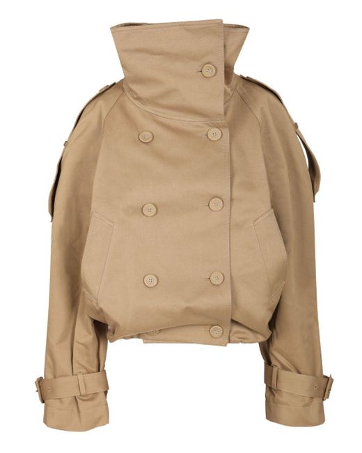 Acne Natural Twill Jacket Knitwear Beige