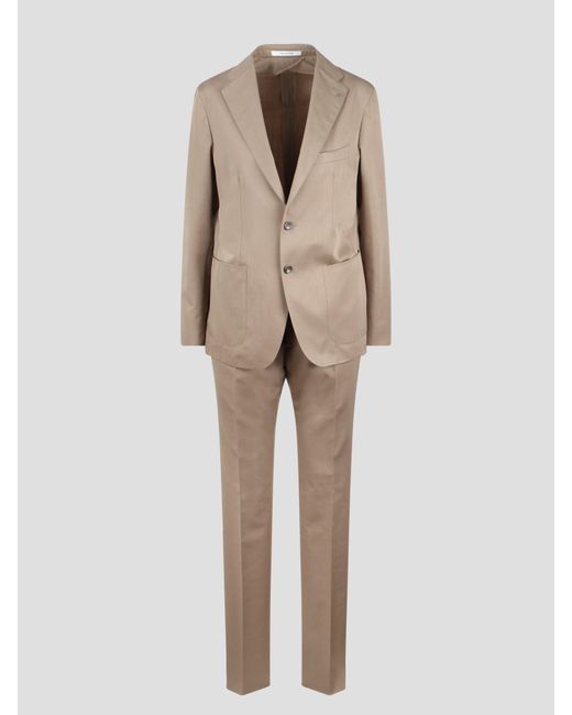 Tagliatore Natural Single-Breasted Tailored Suit for men