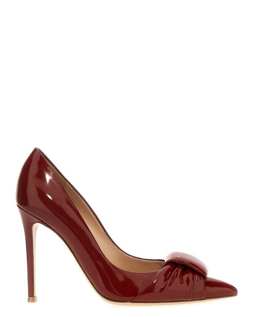 Gianvito Rossi Brown Nuit Leather Pumps