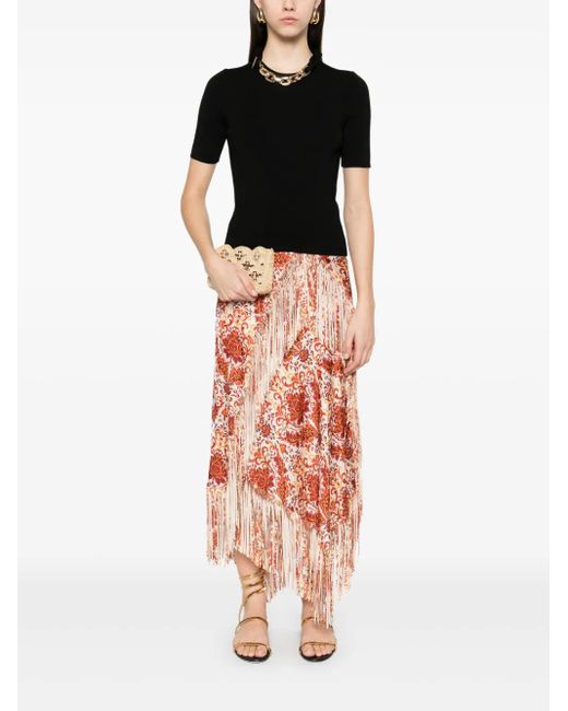 Top Con Dettaglio Di Maglie Di Catena-Donna di Rabanne in Black