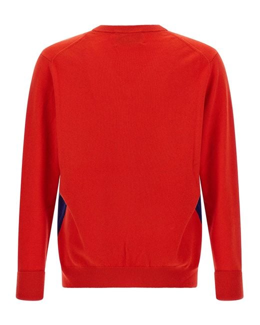 Ballantyne Red Argyle Pattern Sweater Sweaters And Cardigans for men