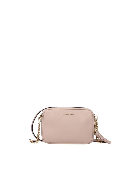 Michael Kors Crossbody Bag Ginny Leather Soft in Pink Lyst