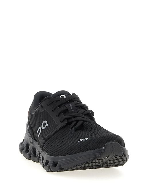 On Shoes Black Cloud X 4 Sneakers