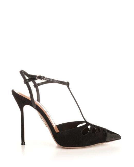 Aquazzura Black Camille Pumps