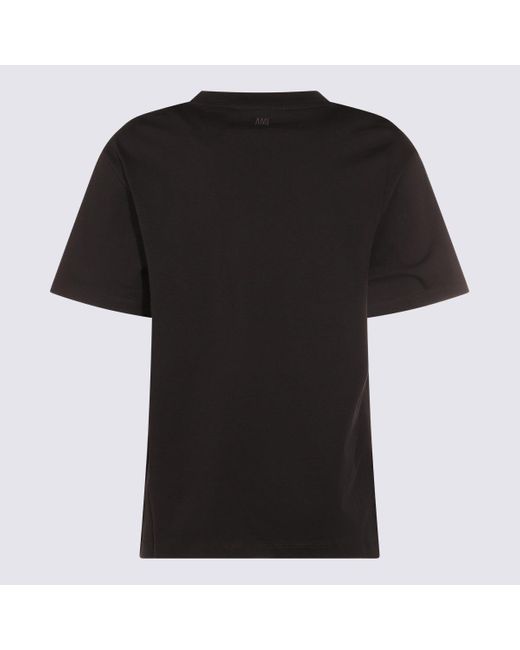T-Shirts And Polos Blacks And Greys-Uomo di AMI da Uomo