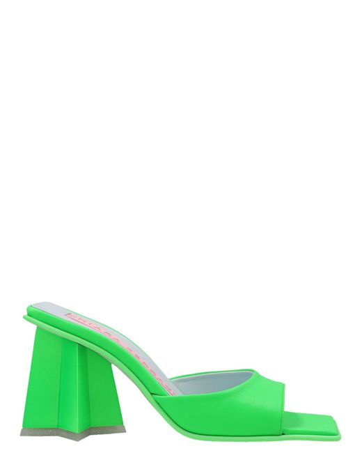 Chiara Ferragni Green 'cf Star' Sandals