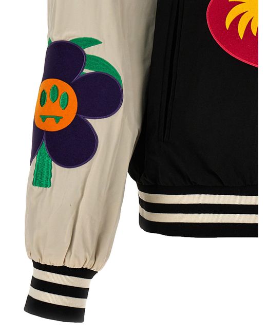Embroidery Bomber Jacket And Patches Giacche Multicolor di Barrow in Black da Uomo