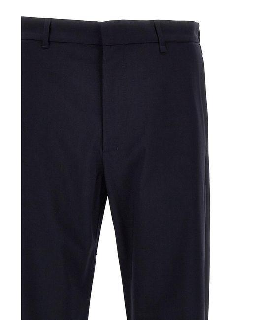 Givenchy Blue Fresh Wool Pants for men
