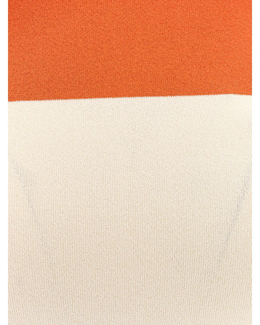 Maglione collo alto di Fendi in Orange