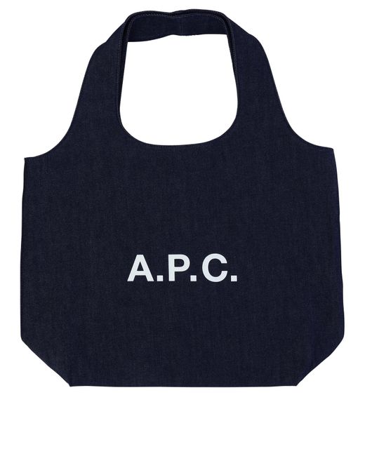 A.P.C. Blue "ninon" Tote Bag for men