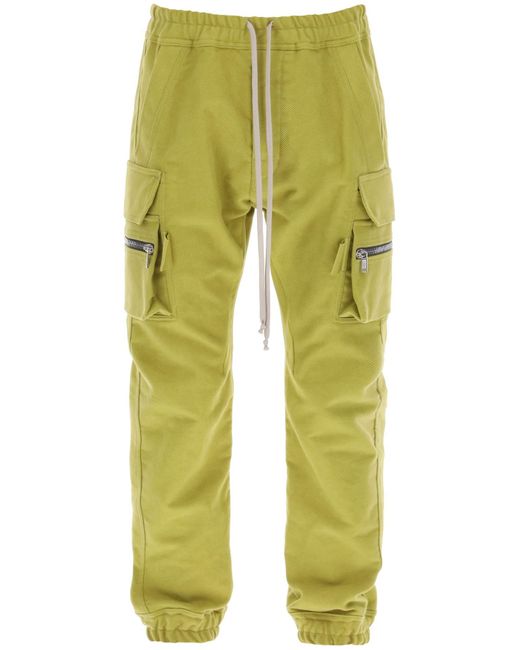 Rick Owens Green Mastodon Cargo Pants for men