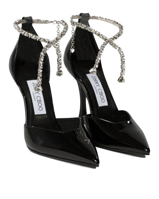 Jimmy Choo Black "Stevie 100" Pumps