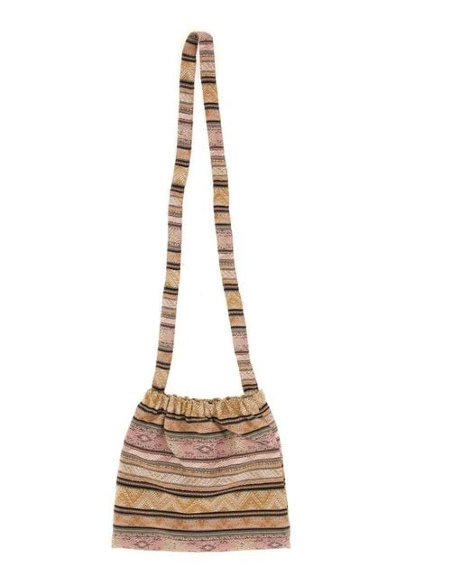 Needles Natural Canvas Bag. for men