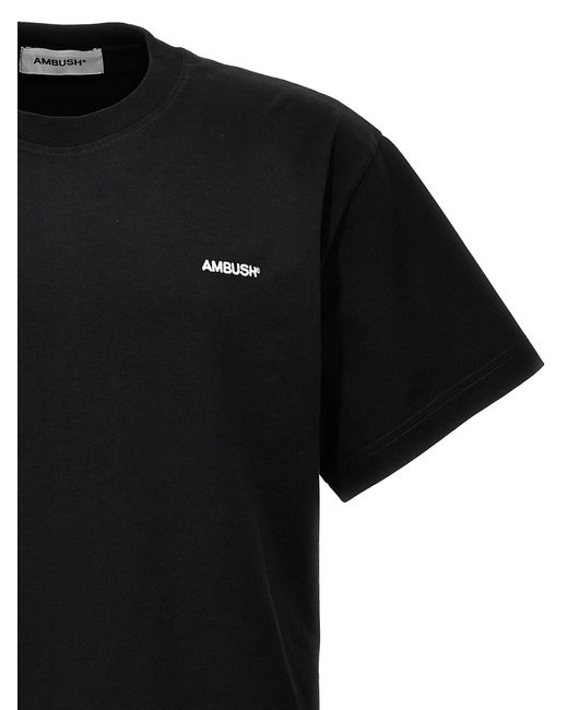 Ambush Black 3-Pack Logo Embroidery T-Shirt for men