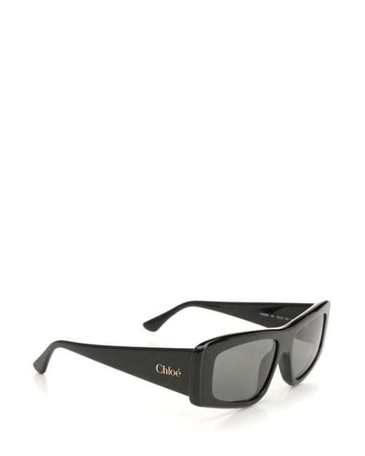 Chloé Gray Square Sun Glasses
