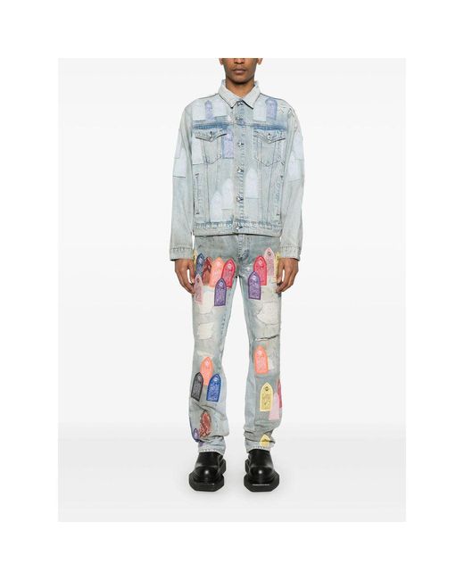 Jeans Regular & Straight-Leg Jeans-Uomo di Who Decides War in Blue da Uomo