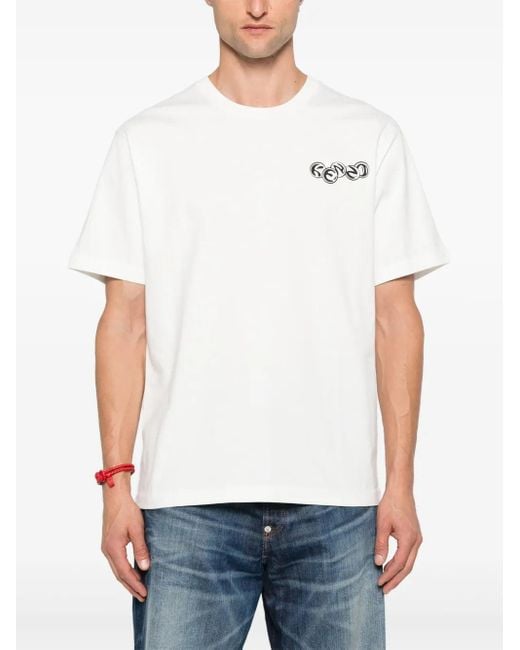 KENZO White Gots Pachinko Classic T-Shirt for men