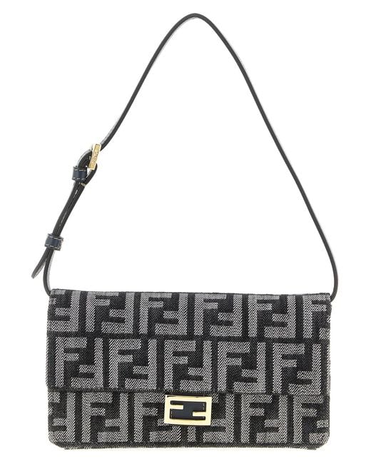 Fendi Metallic Baguette Wallets And Card Holders