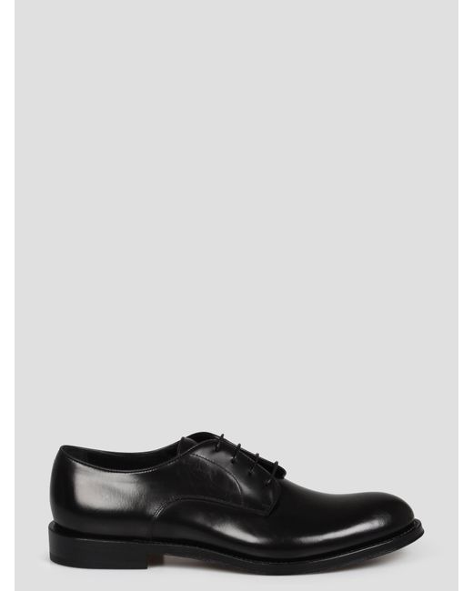 Corvari Black Lace Up Shoes for men