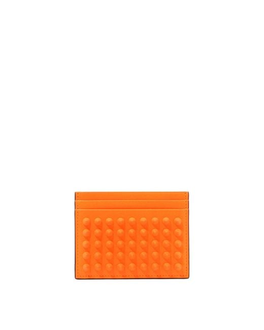 Christian Louboutin Wallets & Card Holders Orange for men