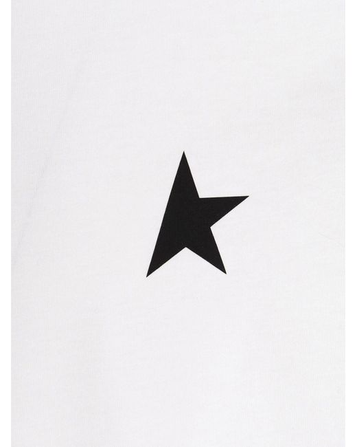 Golden Goose Deluxe Brand White T-shirt 'small Star' for men