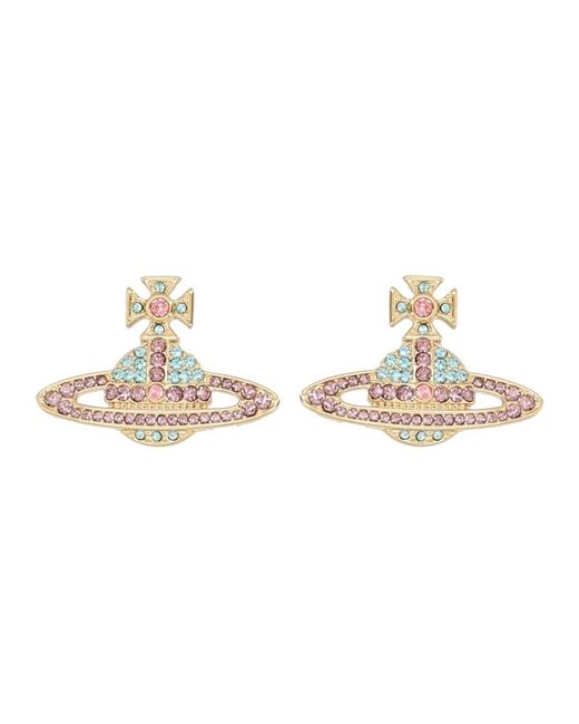 Vivienne Westwood White "Kika" Earrings