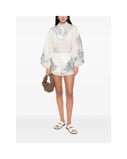 Shorts Bianco-Donna di ALÉMAIS in Blue