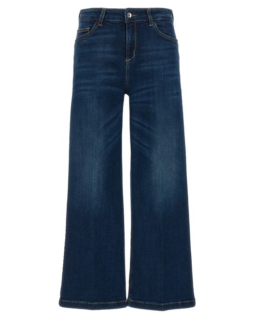 Liu Jo Blue Parfait Cropped Jeans