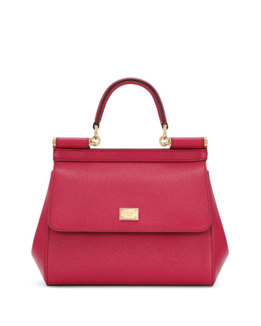 Dolce & Gabbana Red Shoulder Bag Sicily