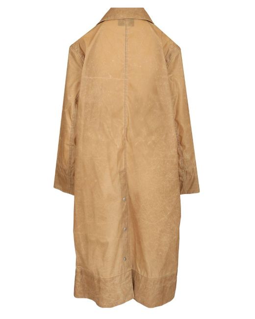 DURAZZI MILANO Natural Leather Effect Raincoat Coats
