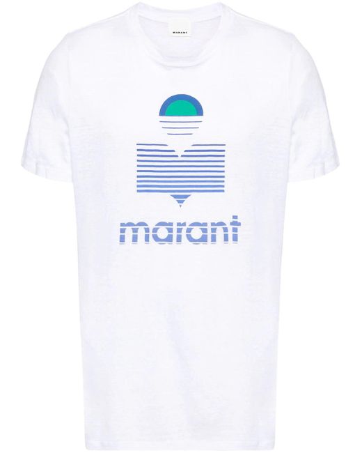 T-shirt Karman di Isabel Marant in White da Uomo