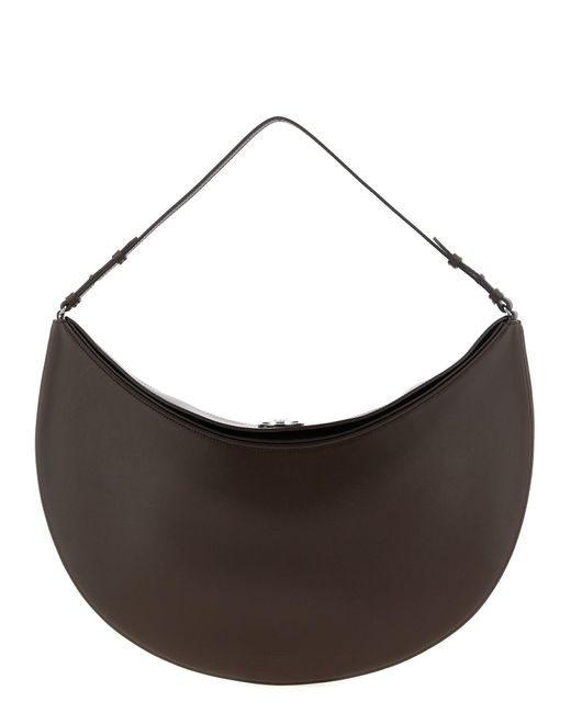 Le Sac Ovalo Borse A Spalla E Tracolla Marrone-Donna di Jacquemus in Black