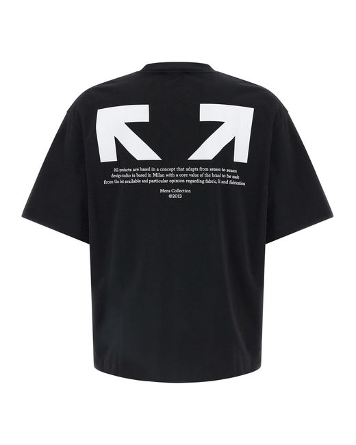 Off-White c/o Virgil Abloh Black 'Arrow Skate' T-Shirt for men