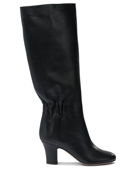 Curled Details Boots 70 Mm Stivali E Stivaletti Blu-Donna di Ferragamo in Black