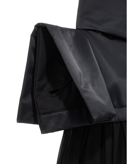 Comme des Garçons Black Two-material Dress Dresses