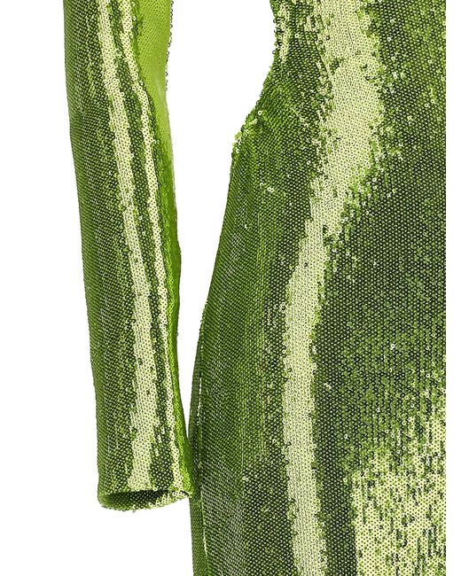 Philosophy Green Sequin Long Dress Dresses