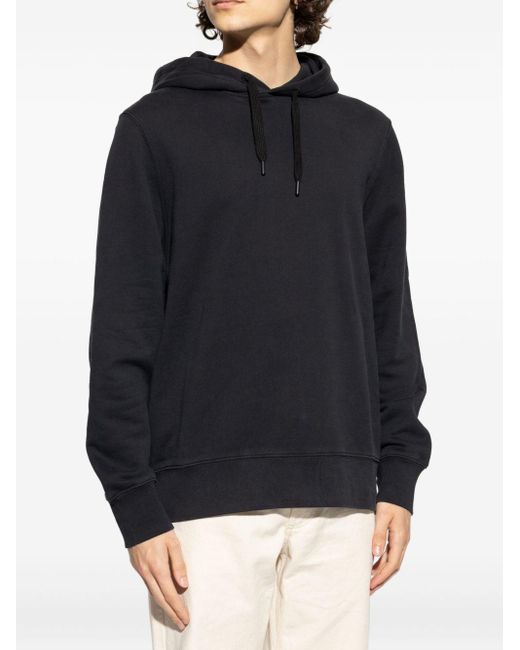 Paul Smith Blue Ps Happy Cotton Hoodie for men