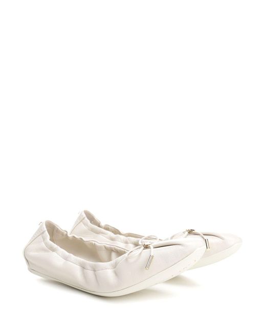 Ferragamo Natural Deconstructed Ballet Flat