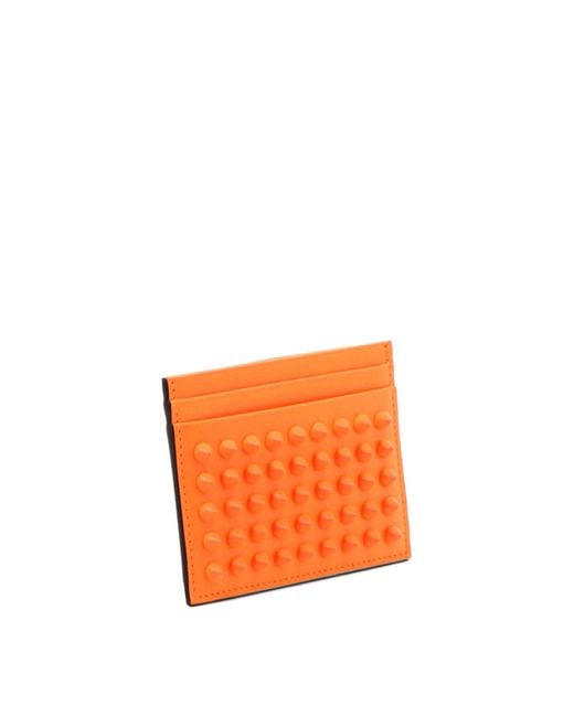 Christian Louboutin Wallets & Card Holders Orange for men