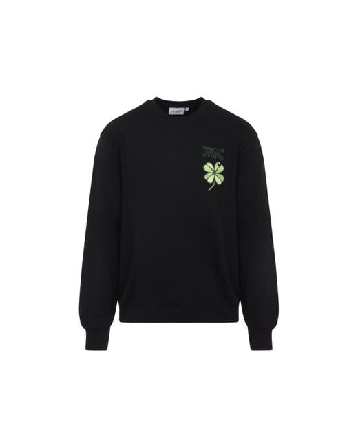 Carhartt Black Printed Sweatshirt for men