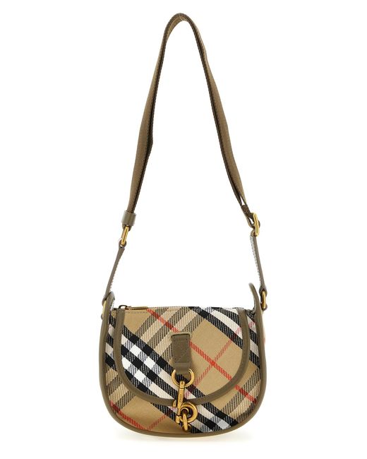 B Clip Borse A Tracolla-Donna di Burberry in Metallic