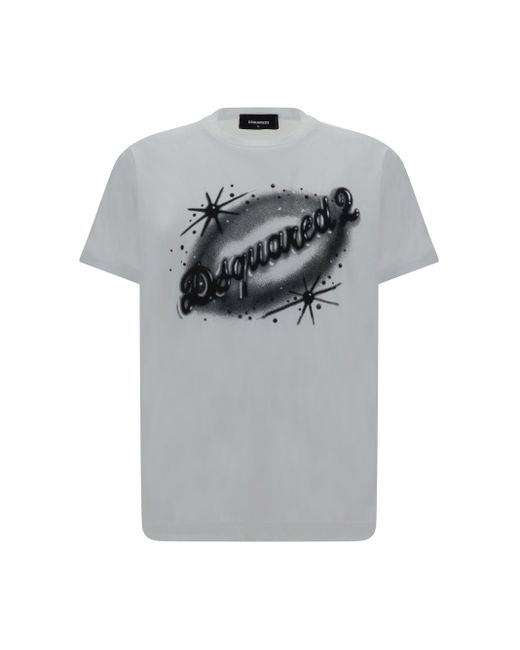 T-Shirt di DSquared² in Gray da Uomo