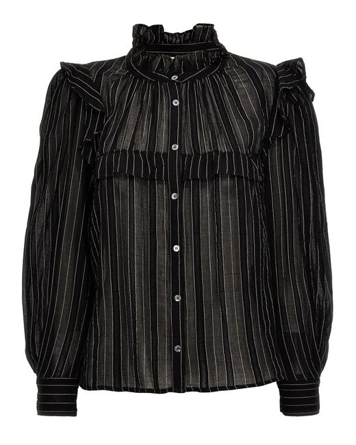 Isabel Marant Black Idety Shirt, Blouse