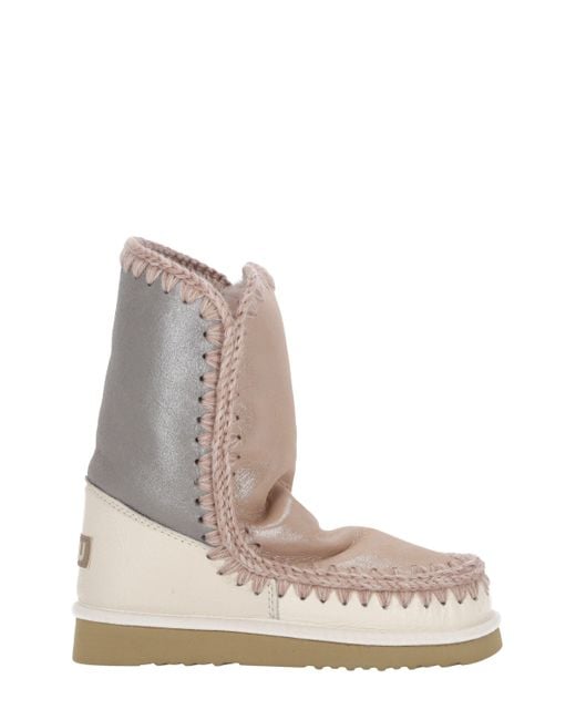 Mou Eskimo 18 Colour-block Boots in Brown | Lyst