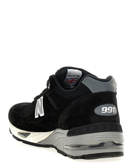 Sneakers Made In Uk 991 di New Balance in Black