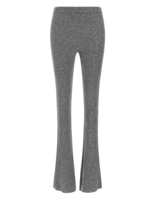 Pinko Gray Wo Nylon Trousers