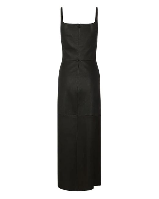 Rabanne Black Ruffled Midi Dress