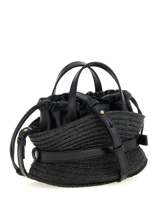 Balmain Black Shuffle Mini Hand Bags